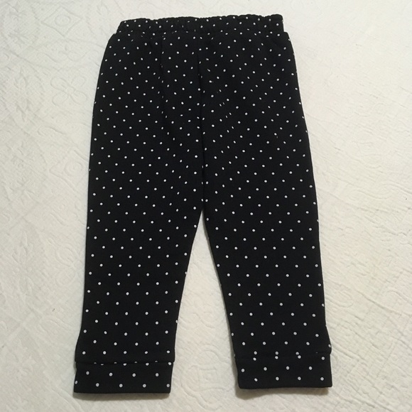 18-24m (4/$20) Black Polka Dot Sweatpants by George - Picture 7 of 7